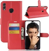 Honor 8X Hoesje - Book Case - Rood
