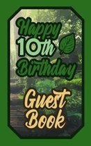 Happy 10th Birthday Guest Book