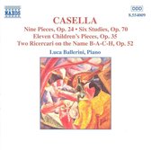 Casella: Nine Pieces, Six Studies, etc / Luca Ballerini