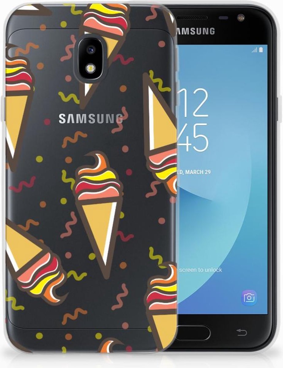 Samsung Galaxy J3 2017 Siliconen Case Icecream