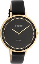 OOZOO Vintage Zwart horloge  (40 mm) - Zwart