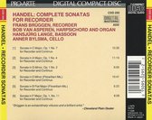 Handel: Complete Sonatas for Recorder