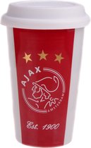 Ajax Travelmok Rood/wit Logo