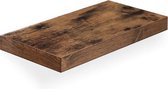 MIRA Home - Wandplank hout - Wandplank zwevend - Vintage - 40x20x3.8
