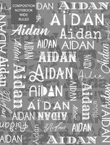 Aidan Composition Notebook Wide Ruled