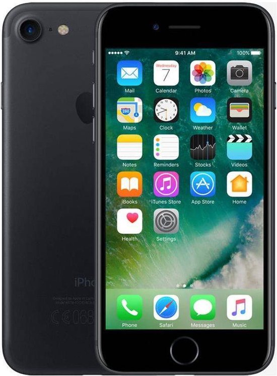 middernacht genoeg Proportioneel Apple iPhone 7 - 128GB - Zwart | bol.com
