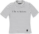 Tumble 'n dry Meisjes T-shirt - cloud dancer - Maat 158/164