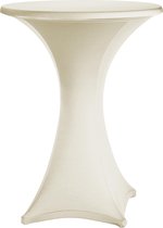 Statafelhoes Stretch D1 N-J Ø60cm H105 Creme