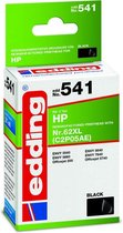 Edding Inktcartridge vervangt HP 62XL, C2P05AE Compatibel Zwart EDD-541 18-541
