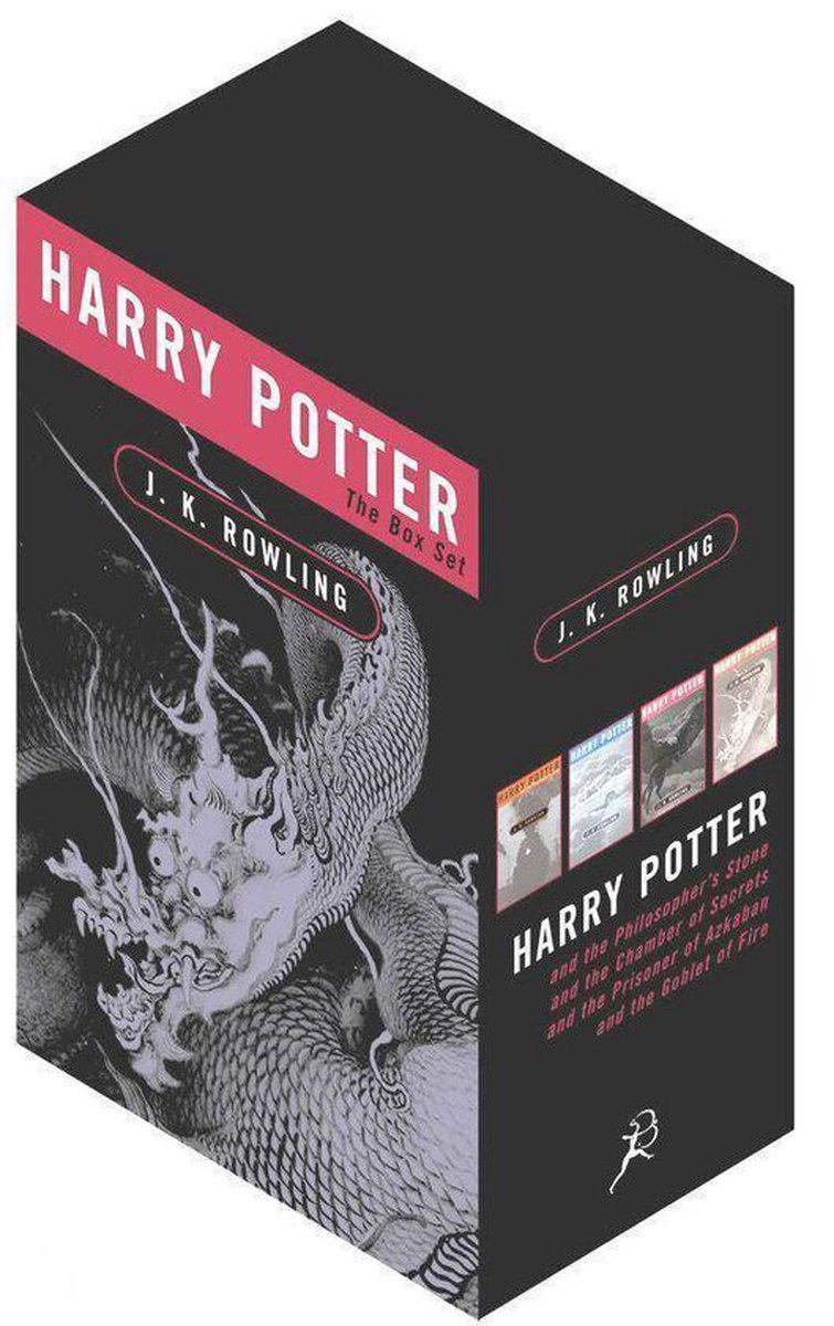 Omslag van Allen & Unwin Harry Potter 4 Volume Adult Box Set boek Literaire fictie Engels