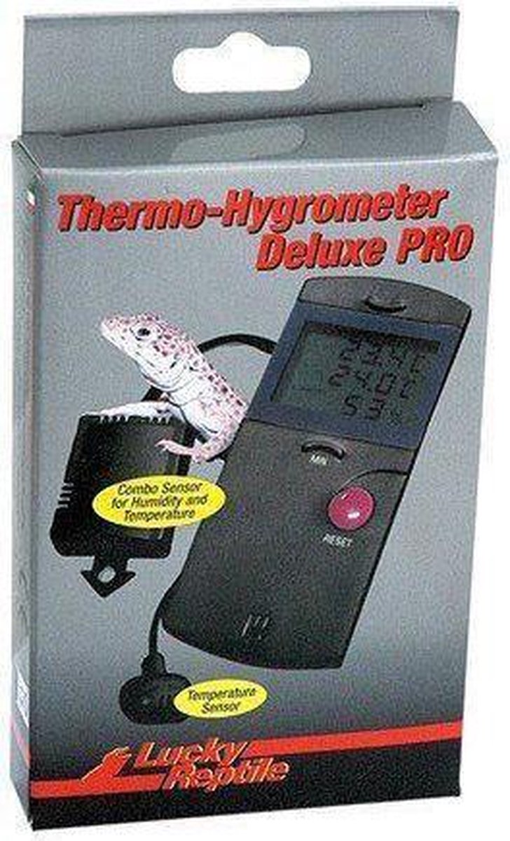 Lucky Reptile Thermometer-Hygrometer Deluxe PRO Digitaal - Lucky reptile