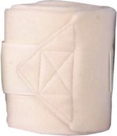 Polarfleece bandages in tas natuur 200 cm