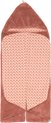Snoozebaby Wikkeldeken Trendy Wrapping - Oekotex materiaal - geschikt voor alle autostoelen groep 0 - 90x110cm - Dusty Rose roest kleur