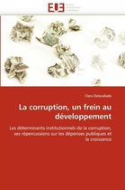 La corruption, un frein au développement