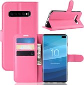 Samsung Galaxy S10 Plus Hoesje - Book Case - Roze