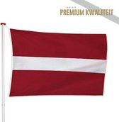 Letse Vlag Letland 150x225cm - Kwaliteitsvlag - Geschikt voor buiten