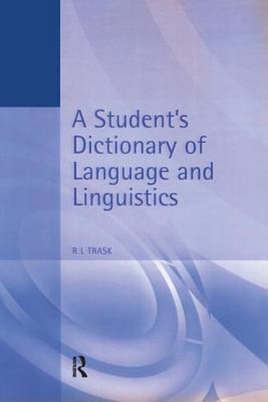 Arnold Student Reference-A Student's Dictionary of Language  ... - cover