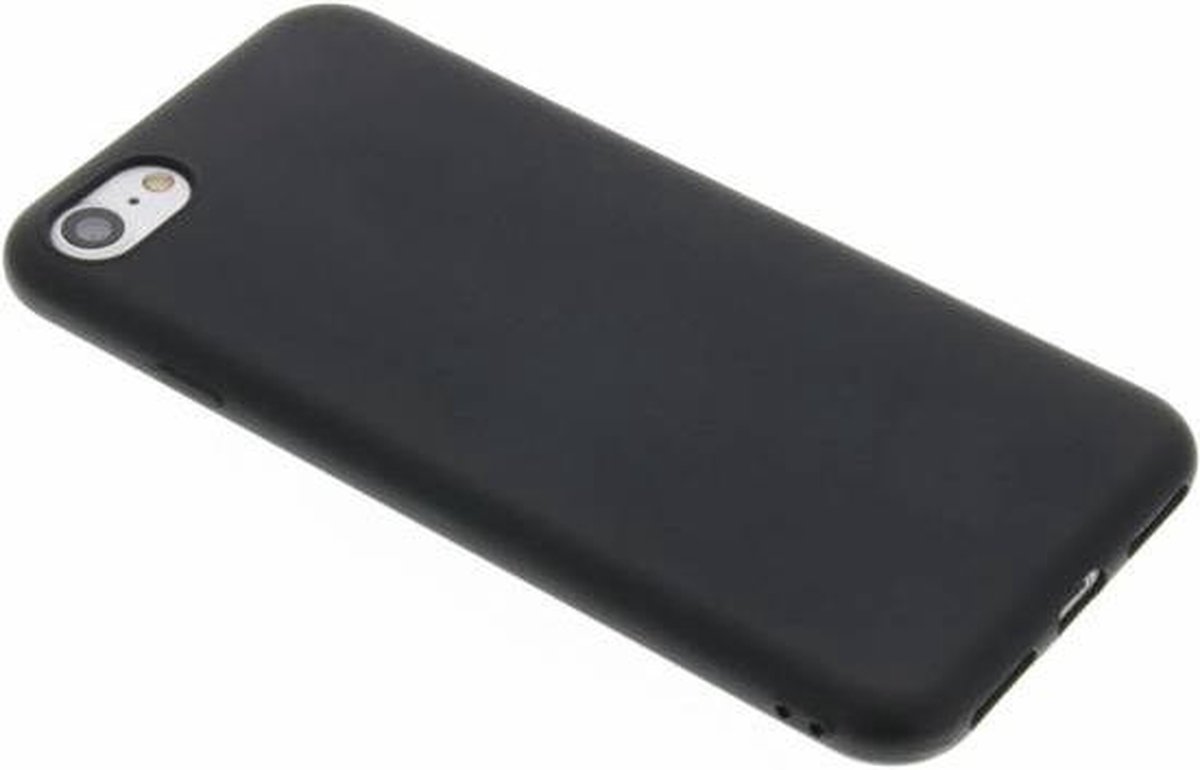 iPhone XR zwart siliconen hoesje – TPU silicone - matte zwart
