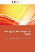 Dosage du fer sérique par SAA-Et