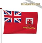 Gibraltarese Vlag Gibraltar 40x60cm - Kwaliteitsvlag - Geschikt voor buiten