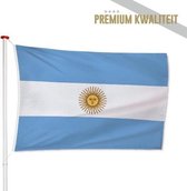 Argentijnse Vlag Argentinië 200x300cm - Kwaliteitsvlag - Geschikt voor buiten