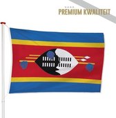 Swazische Vlag Swaziland 100x150cm - Kwaliteitsvlag - Geschikt voor buiten