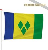 Saint Vincent and the Grenadines Vlag St. Vincent & the Grenadines 200x300cm - Kwaliteitsvlag - Geschikt voor buiten