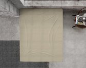 Warme Flanel Hoeslaken Taupe | 180x210 | Zacht En Comfortabel | Uitstekende Pasvorm
