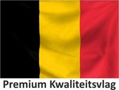 Belgische Vlag Belgie 150x225cm Premium - Kwaliteitsvlag - Geschikt voor buiten