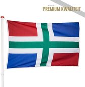 Groningse Vlag Groningen 100x150cm - Kwaliteitsvlag - Geschikt voor buiten