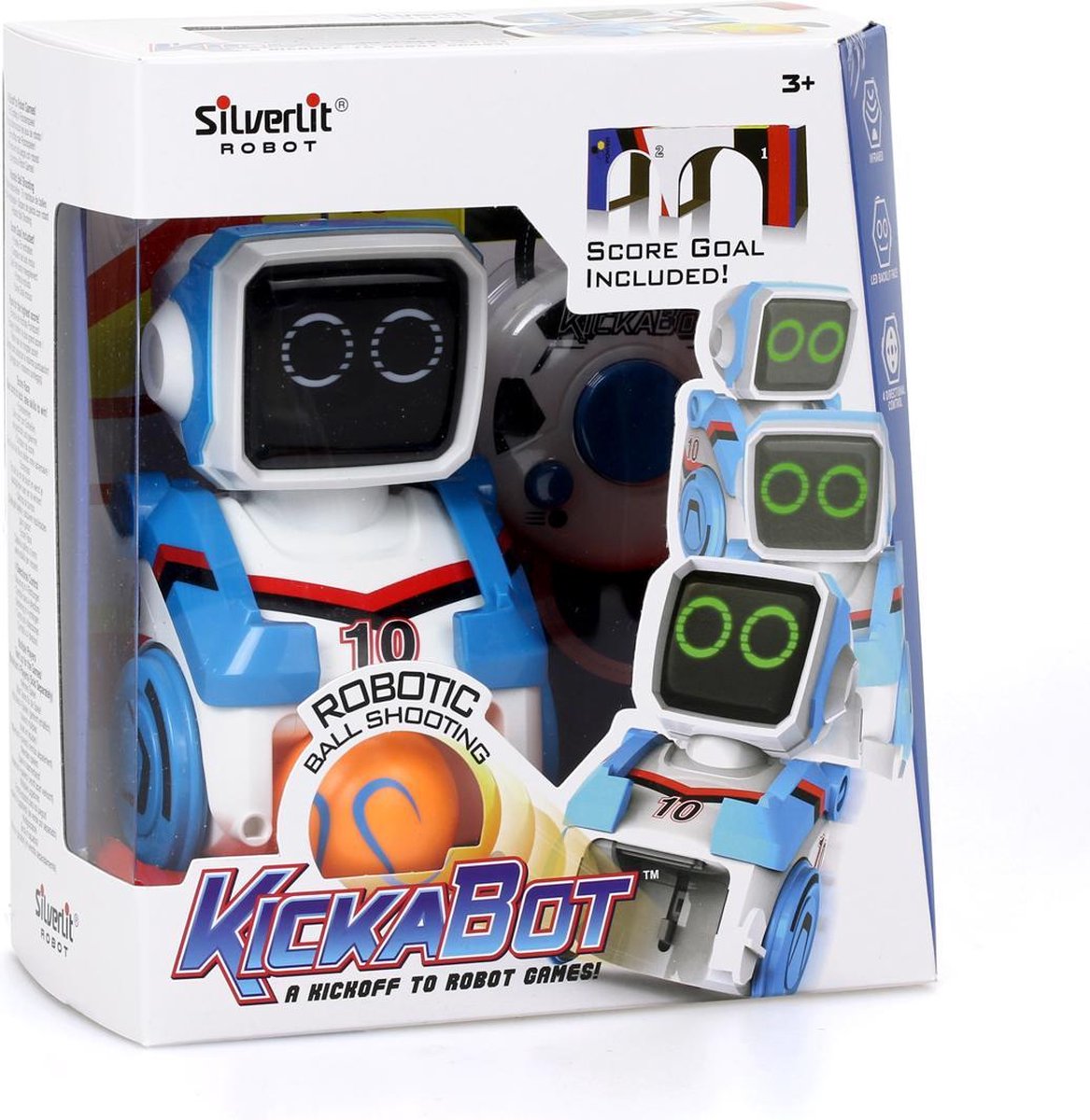 Super Robô Inteligente Jogador Jogo De Futebol Kickabot Silverlit em  Promoção na Americanas
