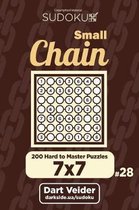 Small Chain Sudoku - 200 Hard to Master Puzzles 7x7 (Volume 28)