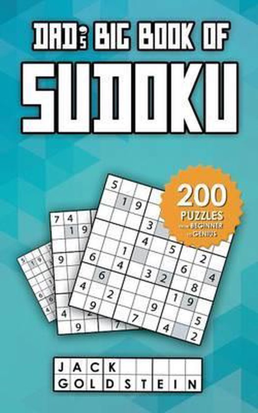 Dad s Big Book Of Sudoku Jack Goldstein 9781785385353 Boeken Bol