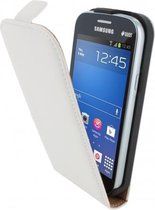 Mobiparts Premium Flip Case Samsung Galaxy Trend Lite White