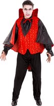 dressforfun - Herenkostuum graaf Dracula S - verkleedkleding kostuum halloween verkleden feestkleding carnavalskleding carnaval feestkledij partykleding - 300169