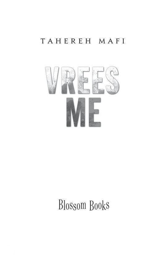 Titelpagina met "Vrees Me" in grote letters.