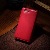 Sony Xperia Z3 Compact Stand Case Hoesje Rood