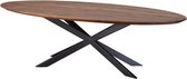 Table du Sud - Noten ovale tafel Gap - 200x110