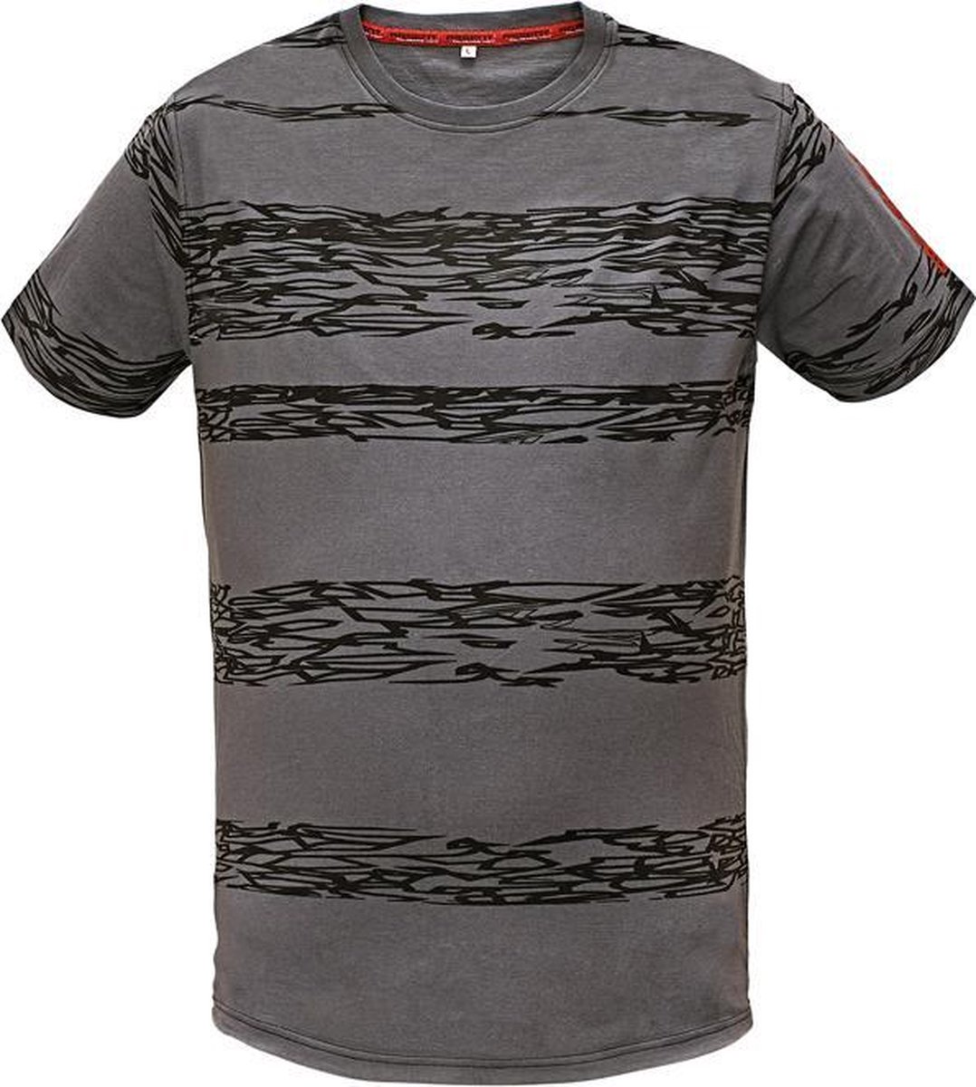 T-shirt Miller Assent grijs maat L