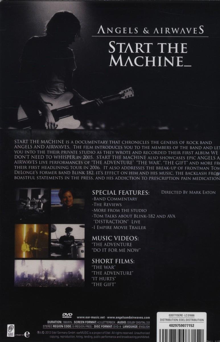 Angels And Airwaves Start The Machine Documentary Start The Machine, Angels & Airwaves | Muziek | bol.com