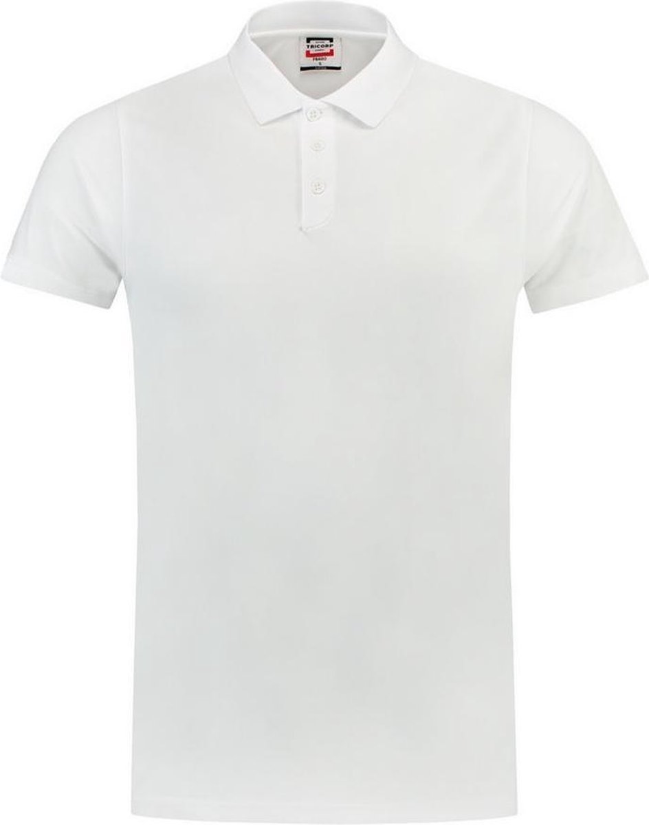 Tricorp 201013 Poloshirt Cooldry Fitted - Wit - M