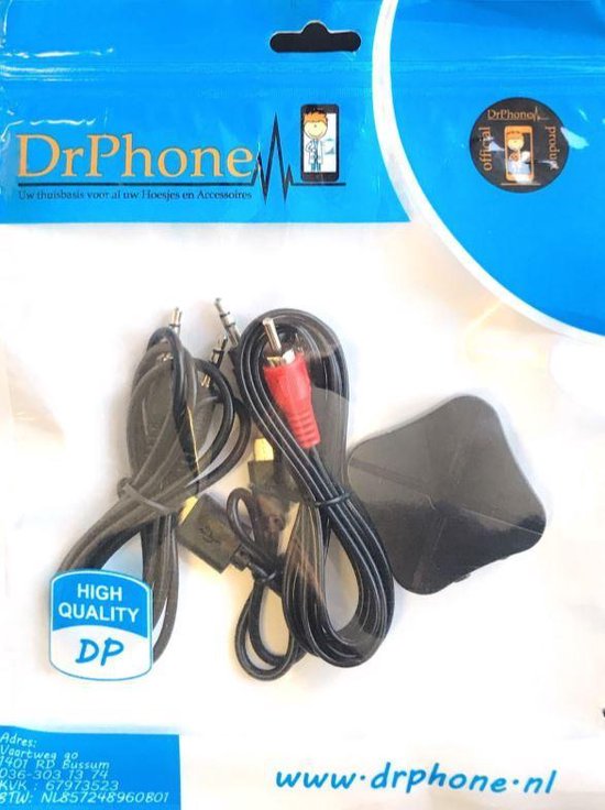 bol.com | DrPhone Mini Transmitter – Receiver/Ontvanger – Bluetooth 4.2  zender/ontvanger –...
