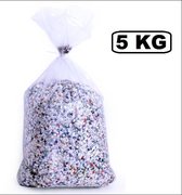 5 kg Confetti kantig bont