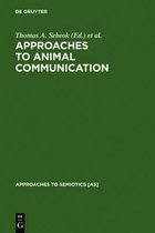 Approaches to Semiotics [AS]1- Approaches to Animal Communication
