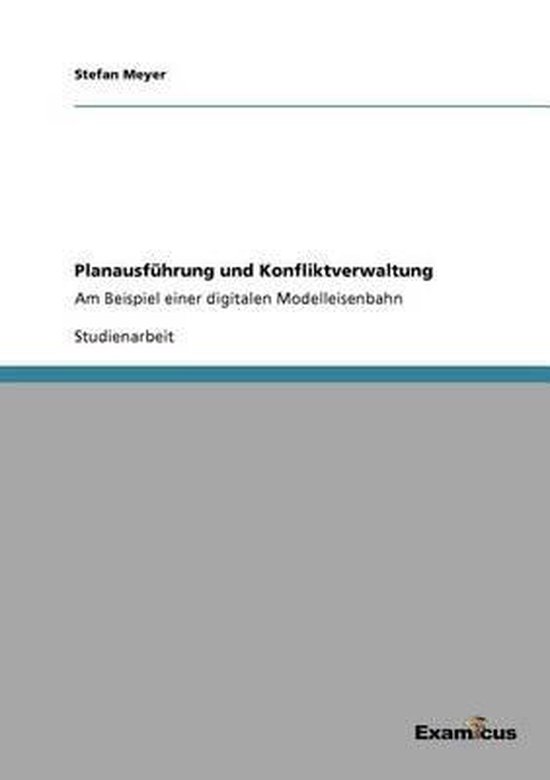 Planausführung und Konfliktverwaltung - cover