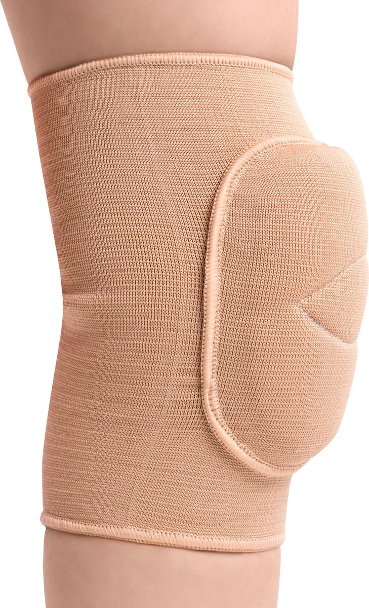 Kniebeschermers Dans | Rumpf 214 | Kniebescherming Sport | Hip Hop Jazz Ballet Moderne Dans | Beige | Maat XS