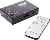 QY Full HD HDMI Switch 3 in 1 uit splitter met Afstandsbediening - 3 Poorts Verdeler Schakelaar