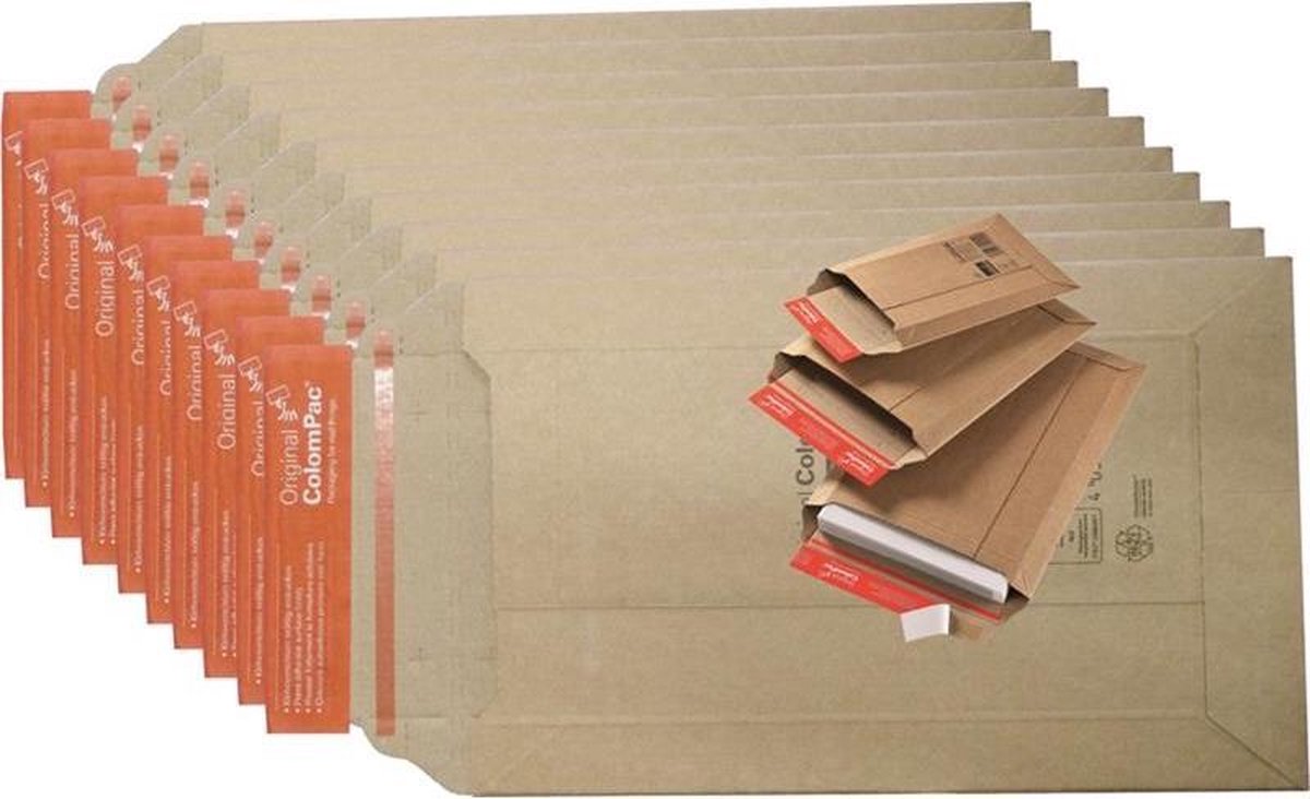 Colompac Verzendenvelop karton 250x340mm pak a 20
