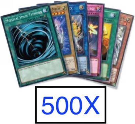 500 random Yu-Gi-Oh TCG | 500x verschillende kaarten | 500 losse kaarten | Konami | Yu Gi Oh | Japans kaartspel | Oud- tot nieuwe collectie Yu Gi…