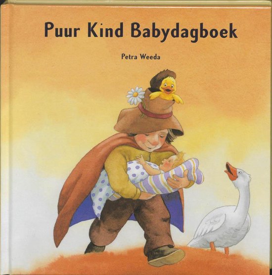 Cover van het boek 'Puur kind babydagboek' van Aart van der Stel en Petra Weeda